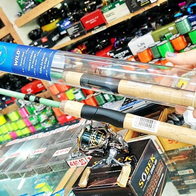 ชุดคัน Shakespeare WILD สปิน 3 ท่อน VS รอกBison SOBER DH 2000