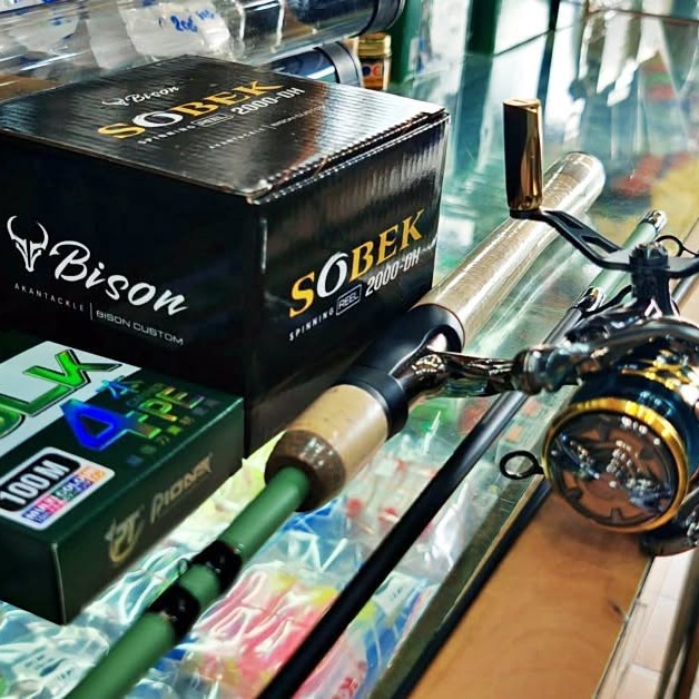 ชุดคัน Shakespeare WILD สปิน 3 ท่อน VS รอกBison SOBER DH 2000